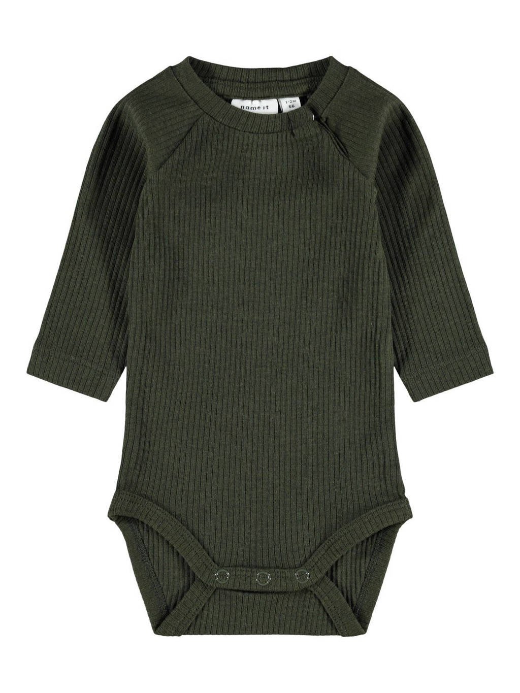 NAME IT BABY romper NBMKABILLEON groen, Groen