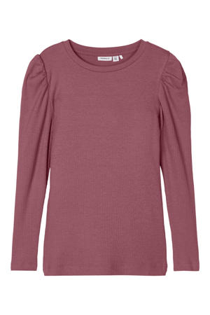 longsleeve Kabexi met biologisch katoen paars