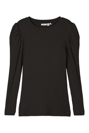 longsleeve Kabexi met biologisch katoen zwart