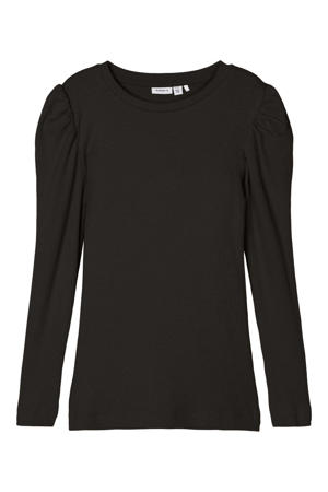 longsleeve Kabexi met biologisch katoen zwart