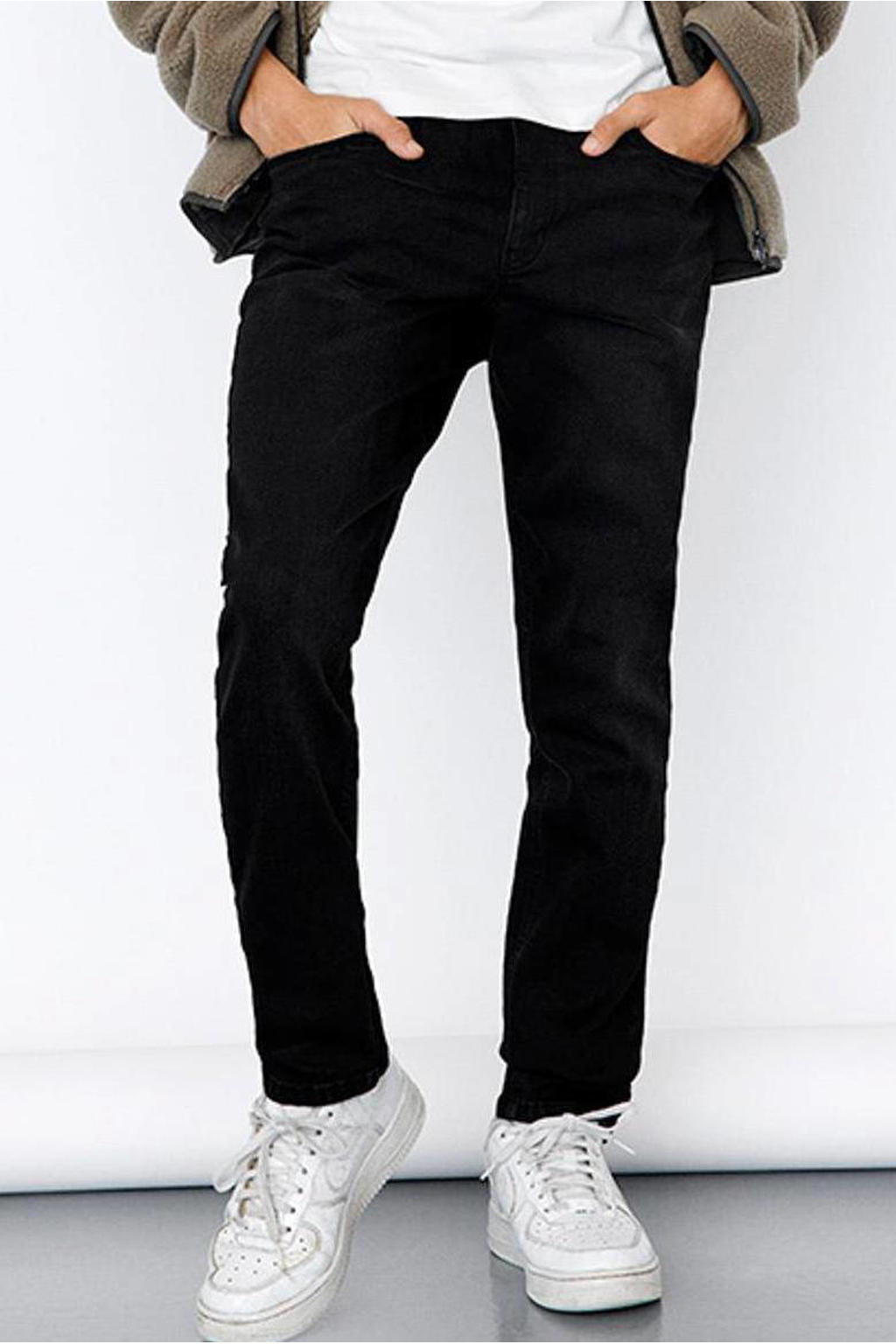 LMTD slim fit jeans NLMTOMO zwart