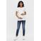 MAMALICIOUS low waist slim fit zwangerschapsjeans MLHAMPSHIRE stonewashed