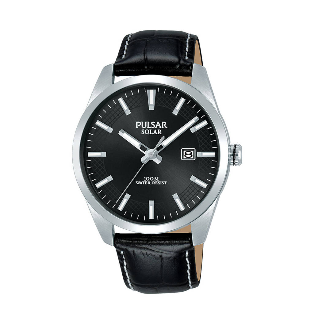 Pulsar horloge PX3185X1, zwart/zilverkleurig