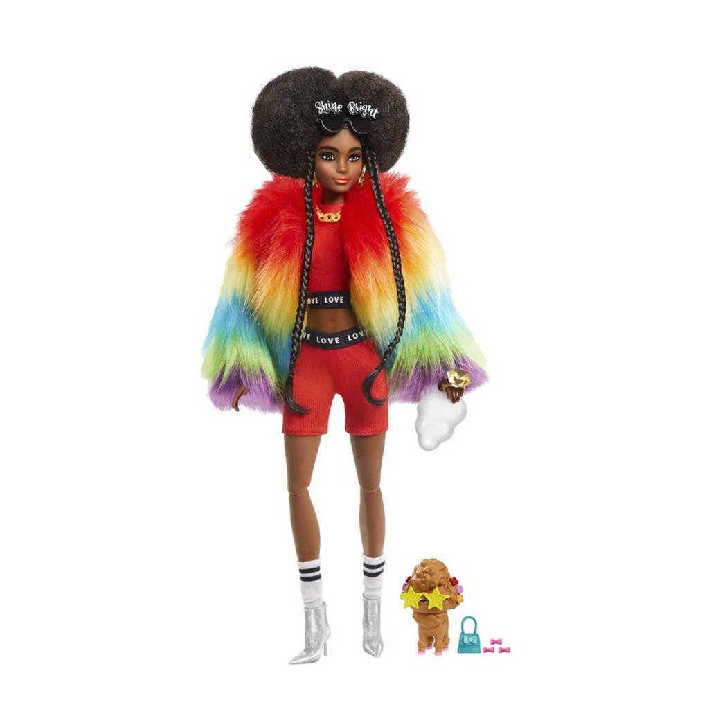 Barbie Extra Doll Rainbow Coat