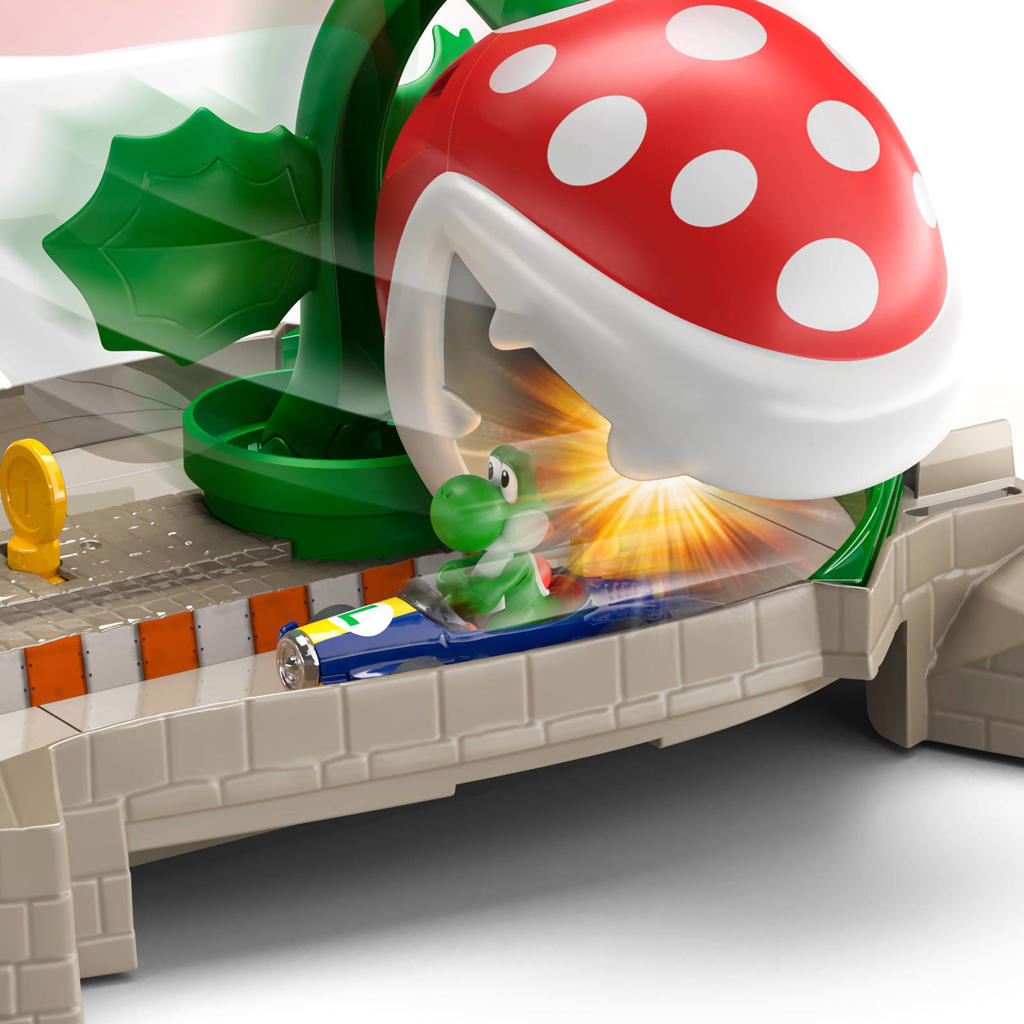 Hot Wheels Mario Kart Nemesis Track Set Piranha wehkamp