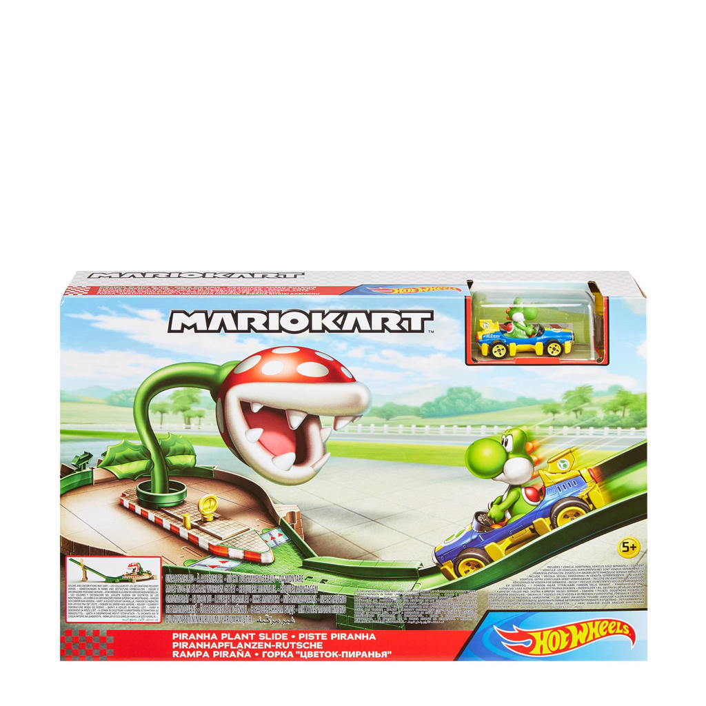 Hot Wheels Mario Kart Nemesis Track Set Piranha wehkamp