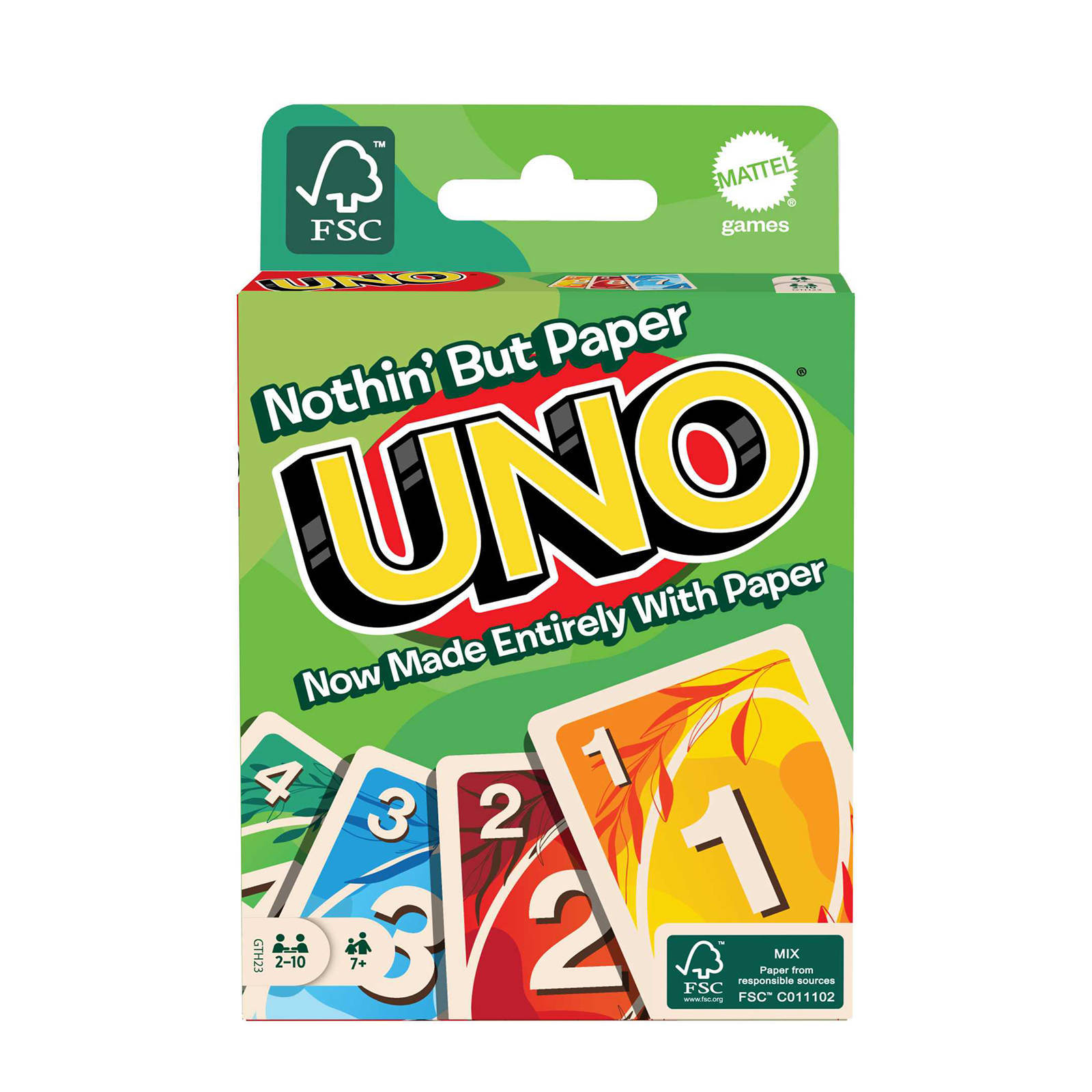 Mattel Kaartspel Uno Recyclebaar Papier Groen 113 delig online kopen
