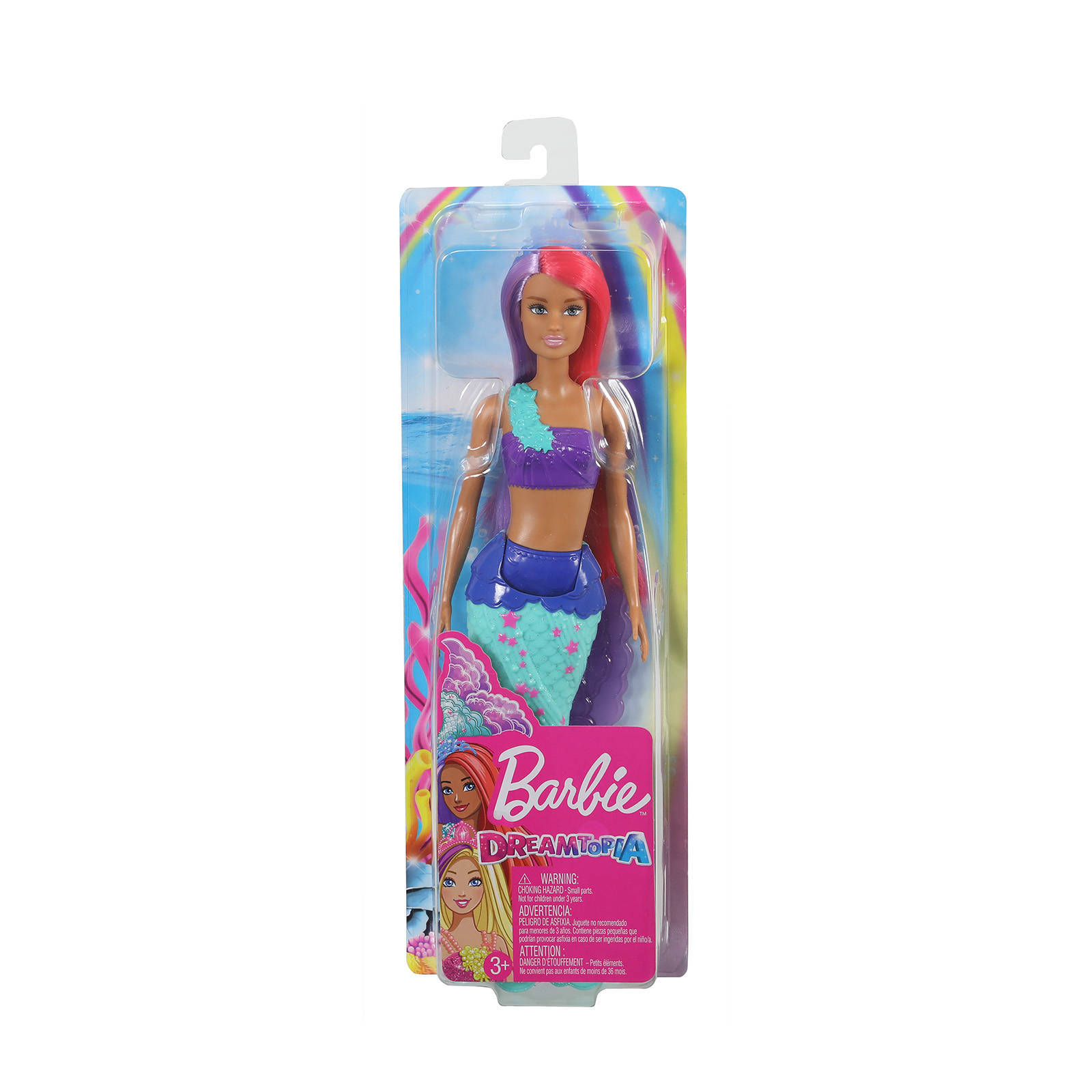 Barbie Fairytale Dreamtopia Zeemeermin roze en paarse haren online kopen
