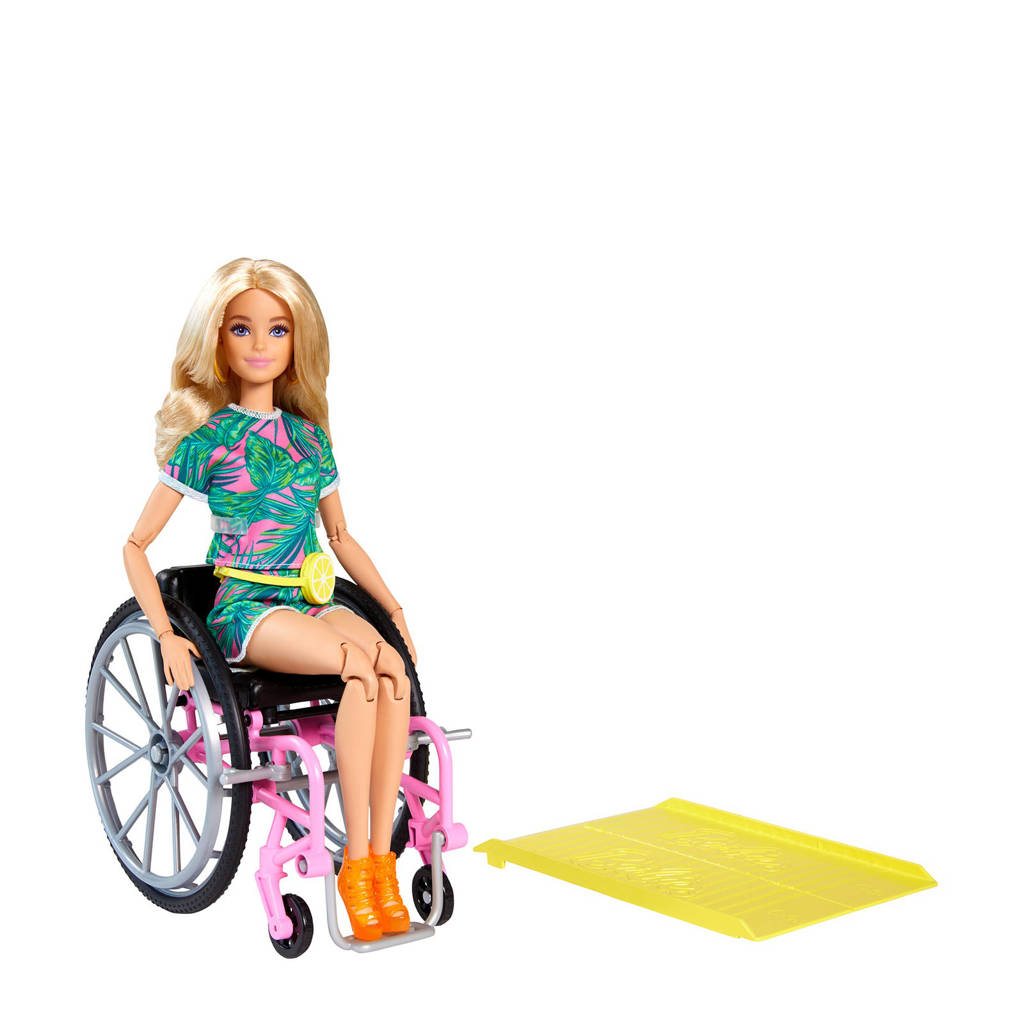 combineren molen Kerel Barbie Fashion en Beauty Barbie Fashionista Rolstoel | wehkamp