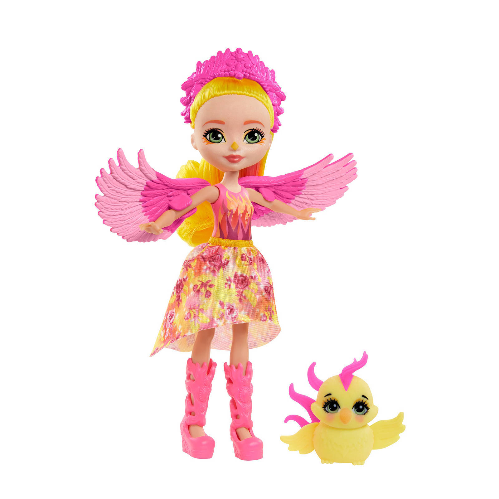 Enchantimals Speelset Phoenix 21, 5 Cm Roze/geel 2 delig online kopen