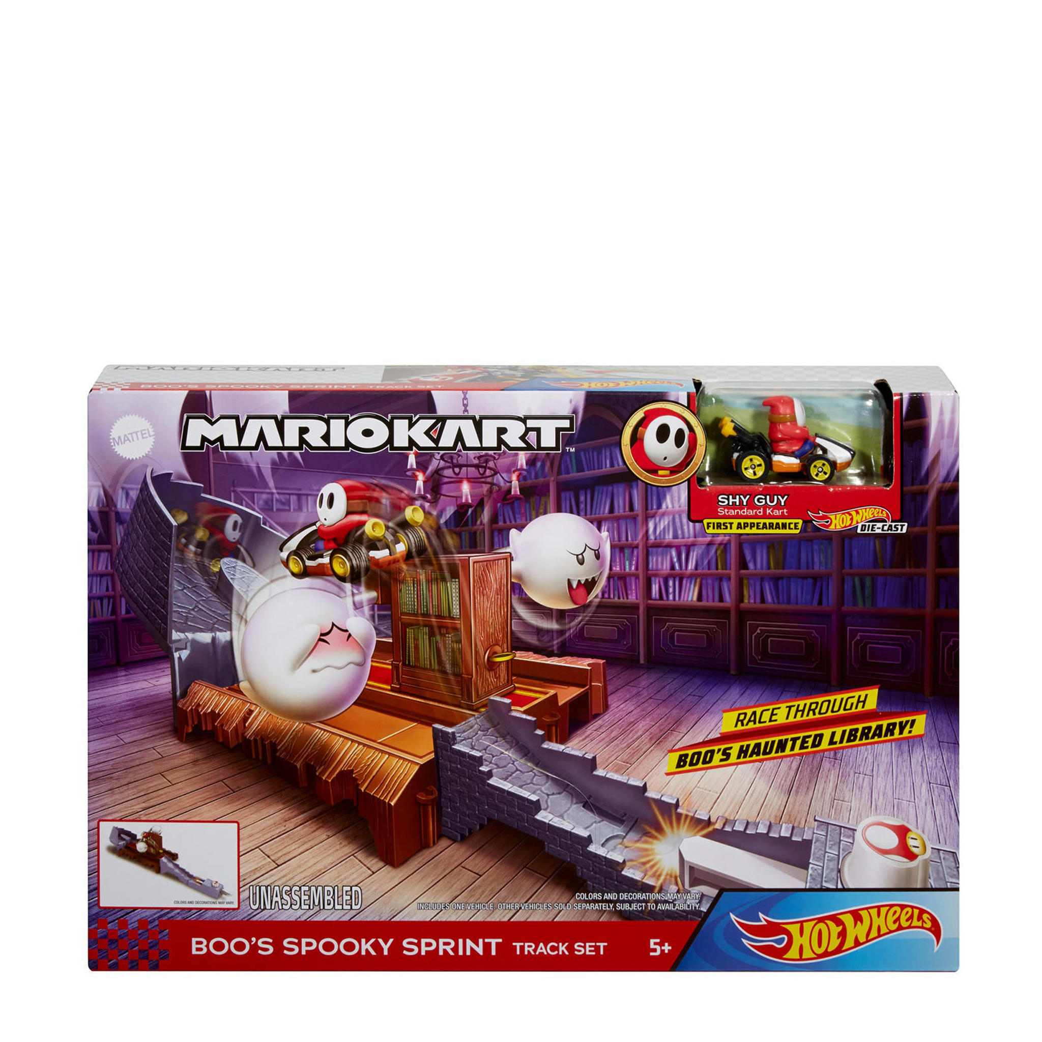 Hot Wheels Mario Kart Nemesis Track Set Boo Spooky Spirit wehkamp