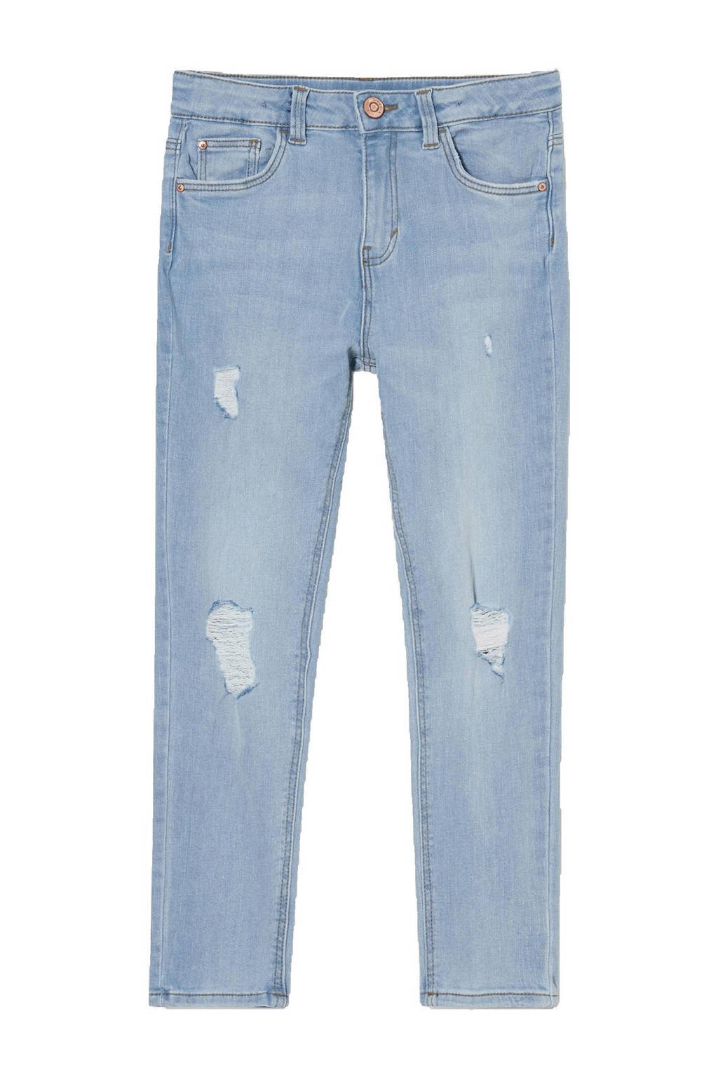 C&A Here & There slim fit jeans lichtblauw, Lichtblauw
