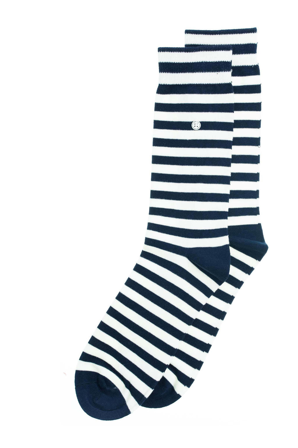 Alfredo Gonzales sokken Harbour Stripes donkerblauw/ecru