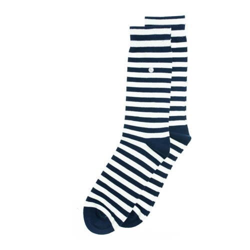 Alfredo Gonzales sokken Harbour Stripes donkerblauw/ecru afbeelding