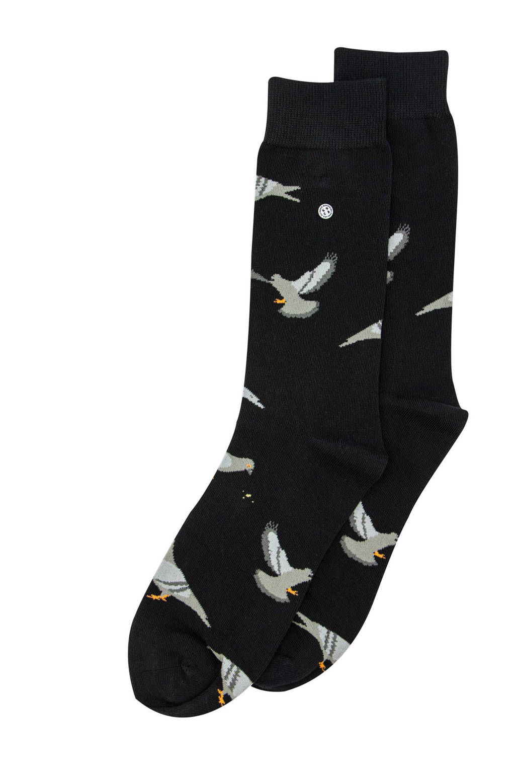 Alfredo Gonzales sokken Pigeon zwart, Zwart