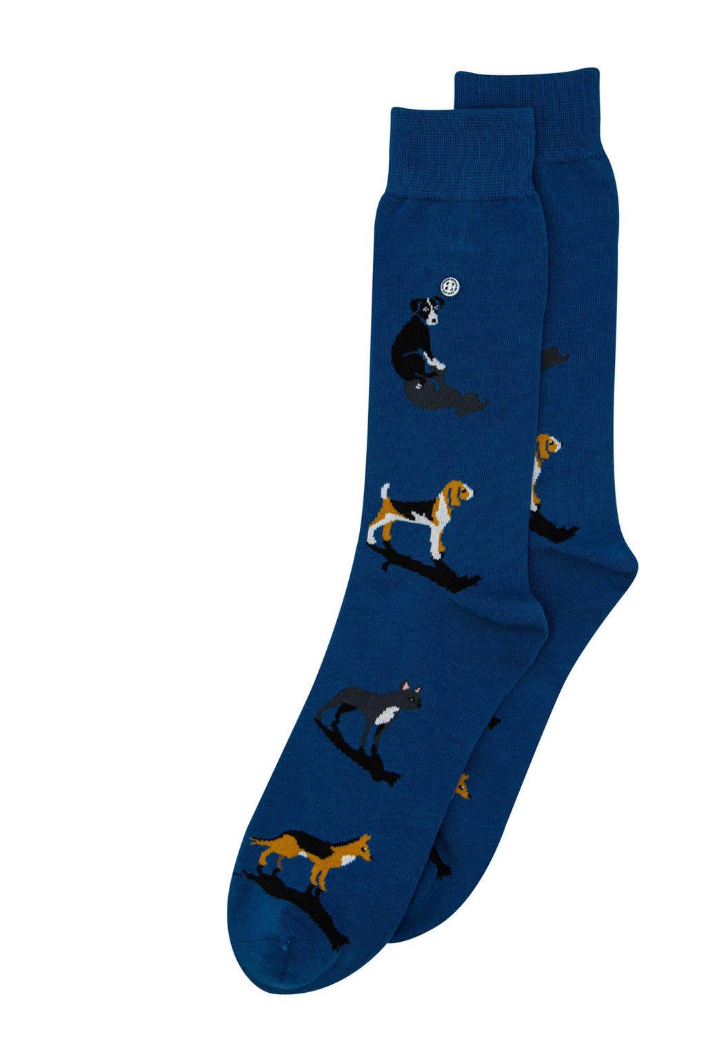 Alfredo Gonzales sokken Dogs donkerblauw, Donkerblauw