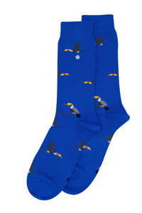 Alfredo Gonzales sokken Toucan blauw, Blauw