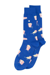 Alfredo Gonzales sokken Popcorn blauw, Blauw