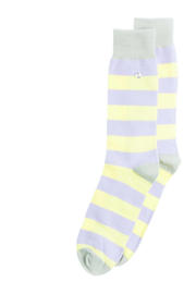 thumbnail: Alfredo Gonzales sokken Stripes Purple lila/geel
