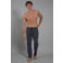CECEBA +size geruite pyjamabroek donkerblauw