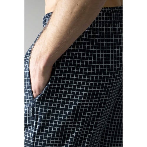 CECEBA +size geruite pyjamabroek donkerblauw afbeelding