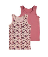 NAME IT MINI hemd - set van 2 roze/oudroze, Roze/oudroze