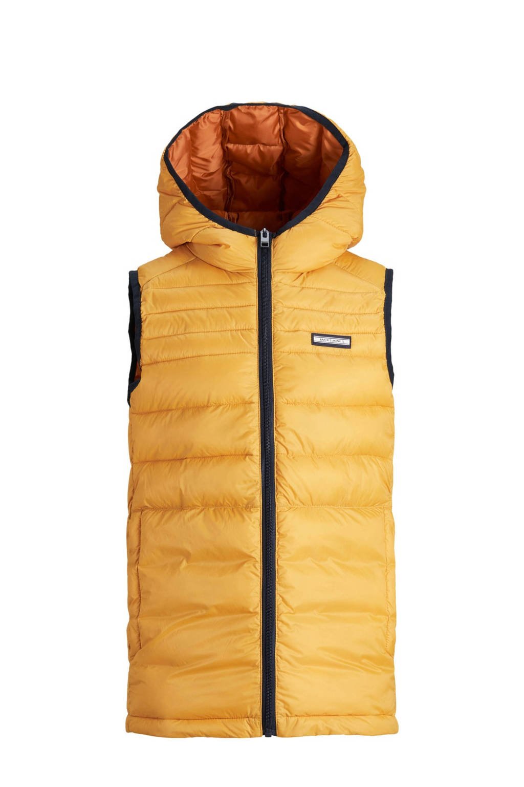 JACK & JONES JUNIOR bodywarmer JJEACE geel/oranje, Geel/oranje
