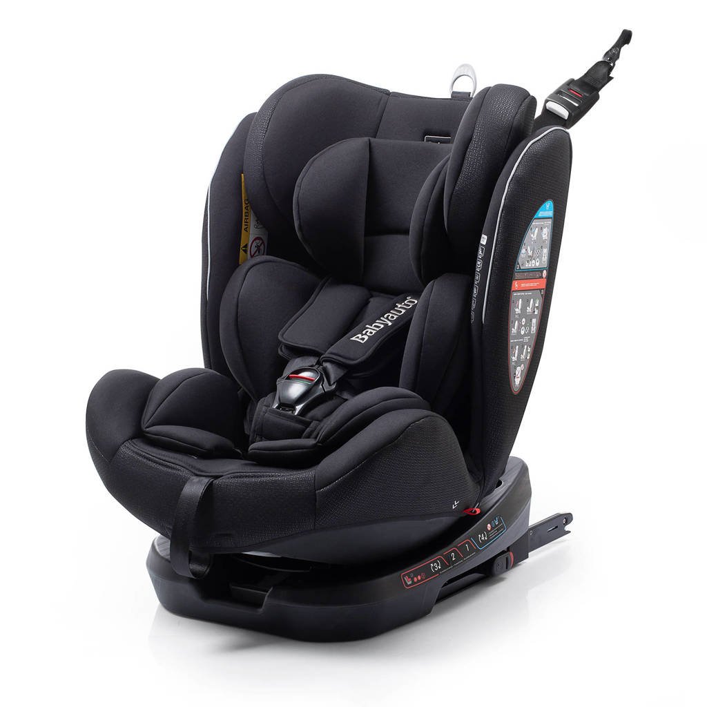 Babyauto autostoel Biro SP FIX grp 0+/1/2/3 black, Black