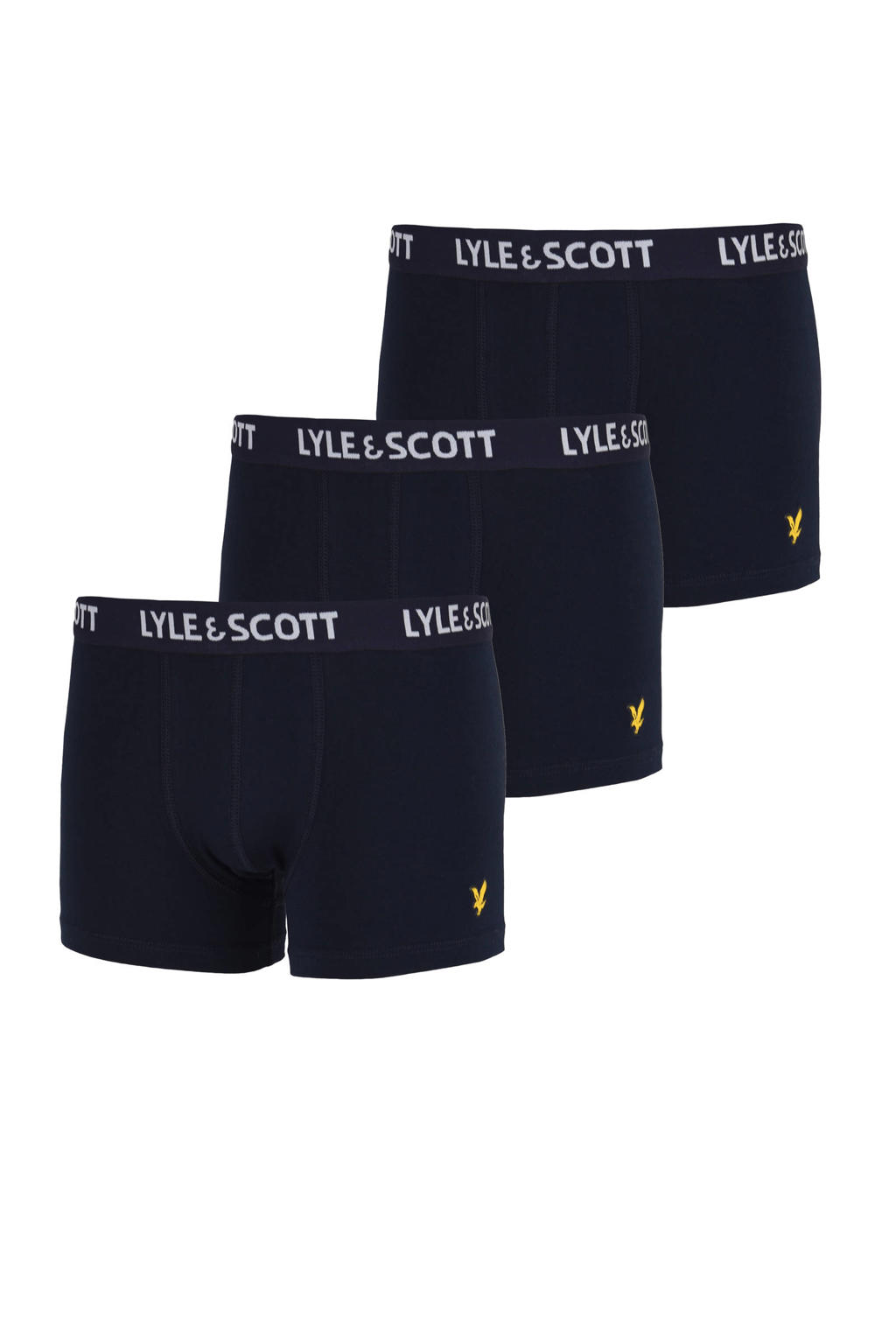 Lyle & Scott Heren Set Van 3 Barclay Trunks, Black (Multi