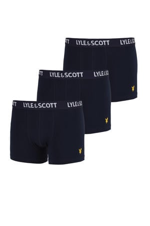 boxershort - set van 3 donkerblauw