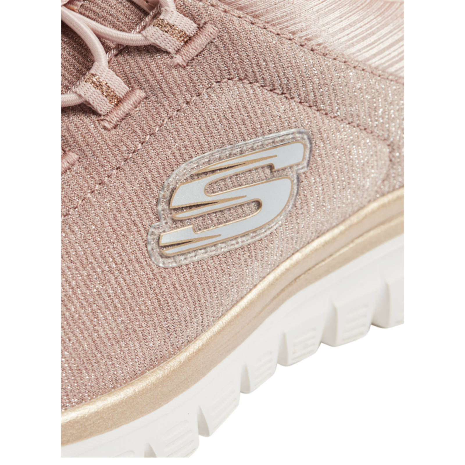 Skechers sneakers roze/goud | wehkamp