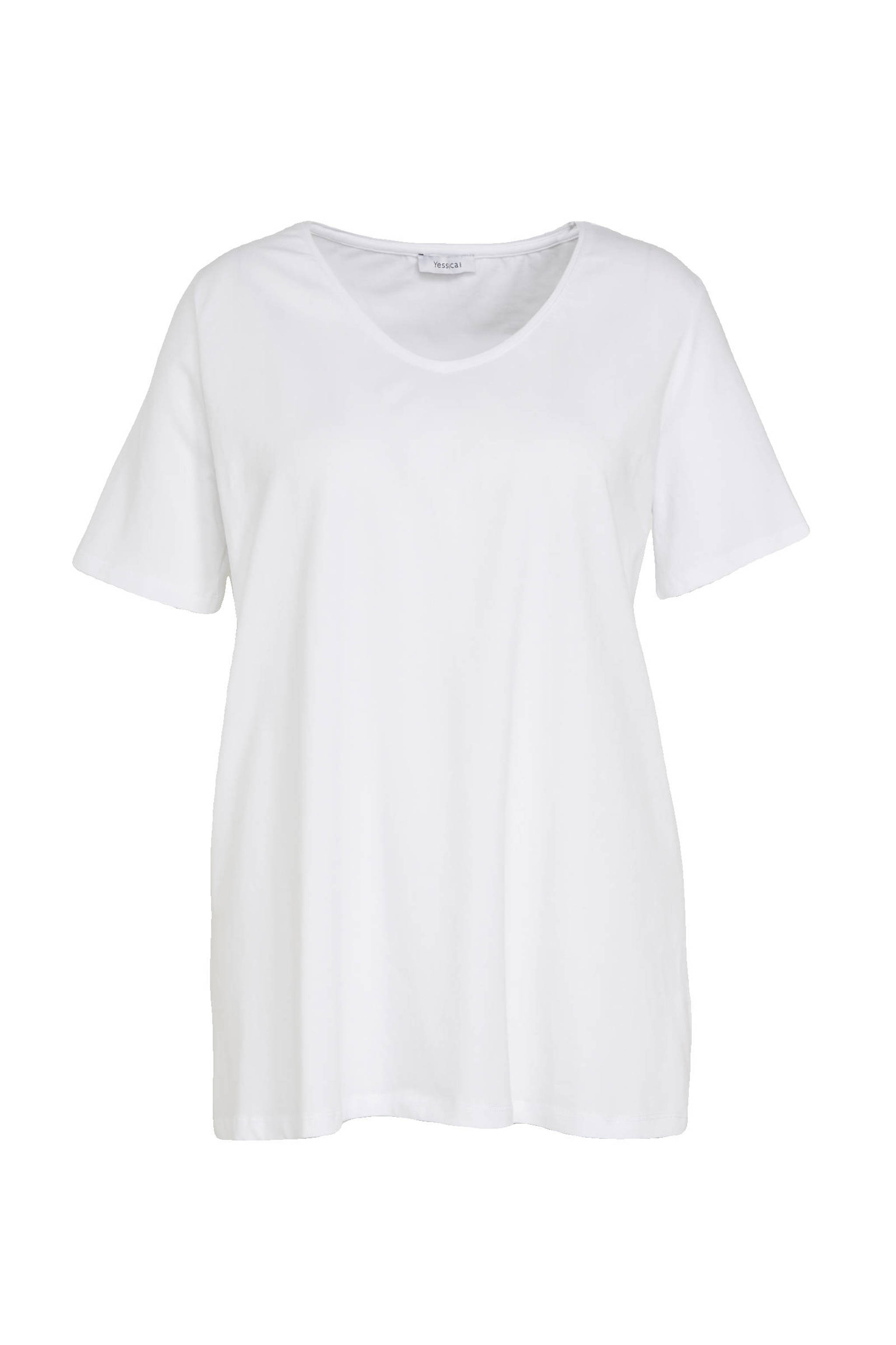 Treble burgemeester Belonend C&A XL Yessica basic T-shirt wit set van 2 | wehkamp