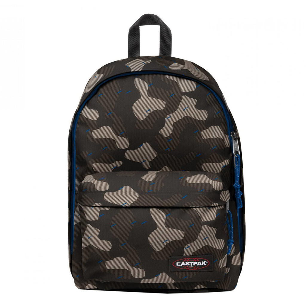 Eastpak  rugzak Out of Office camouflageprint blauw