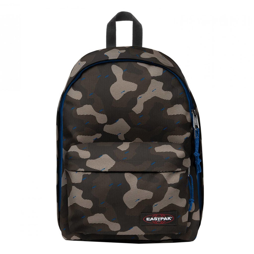 Eastpak rugzak Out of Office camouflageprint blauw