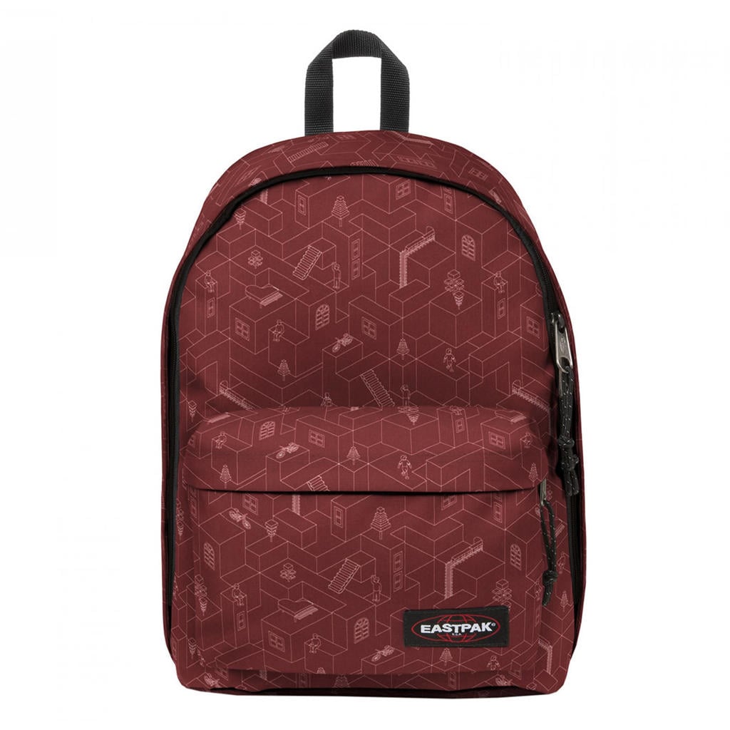 Eastpak rugzak Out Of Office donkerrood/oranje