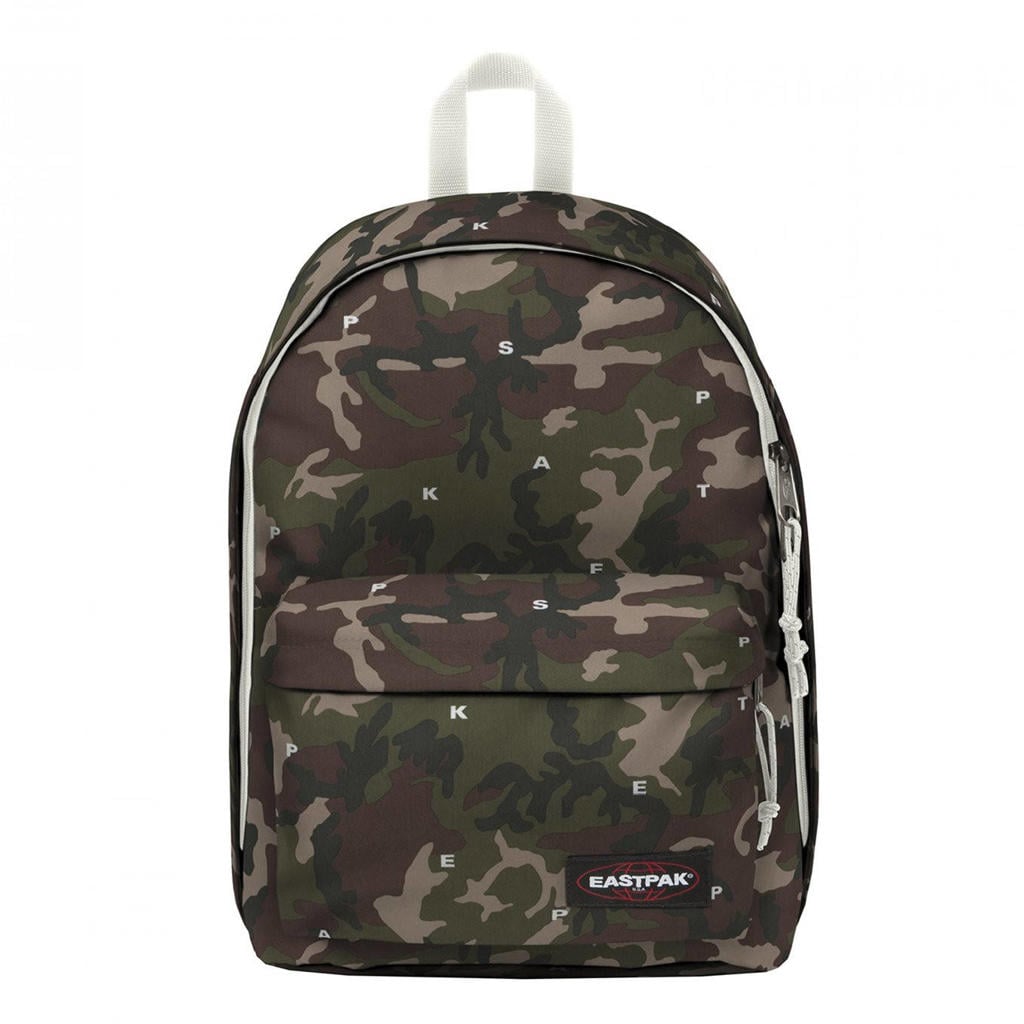 Eastpak rugzak Out Of Office camouflageprint kaki