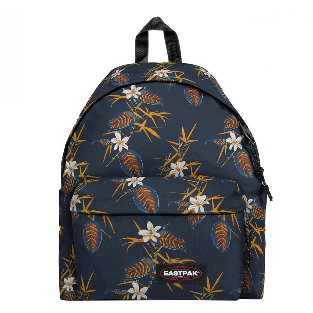 Eastpak rugzak Padded Pak'r donkerblauw/oranje