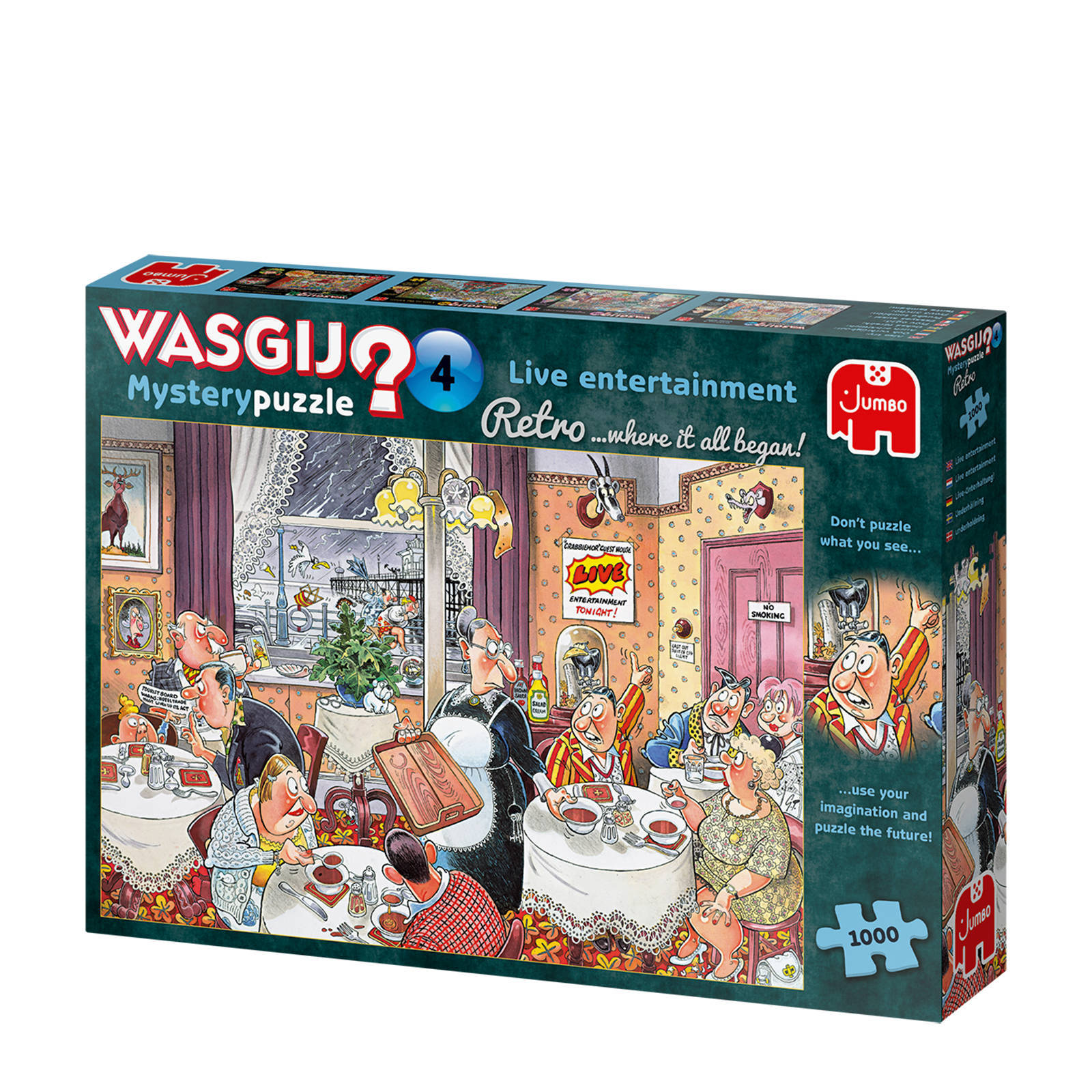 Wasgij Retro Mystery 10 De Voorjaarsschoonmaak (1000) puzzel - , legpuzzels voor volwassenen en kinderpuzzels