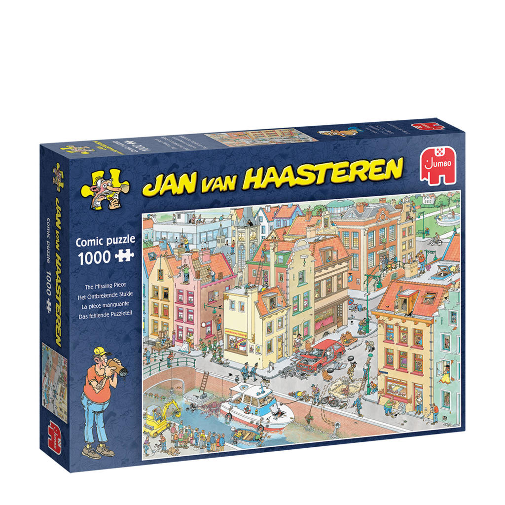Jan van Haasteren het ontbrekende stukje legpuzzel 1000 stukjes