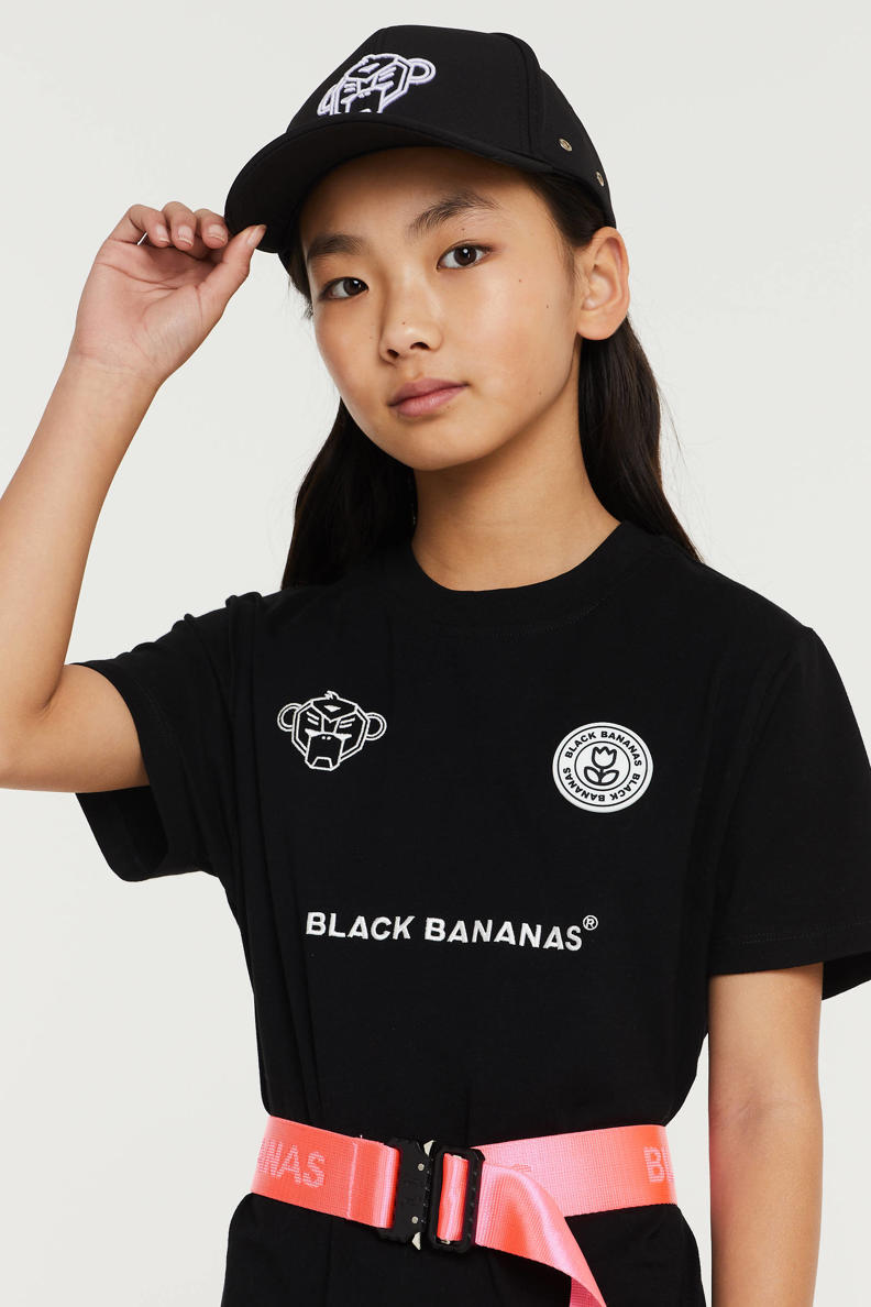 BLACK BANANAS jurk met logo zwart wehkamp BLACK BANANAS jurk met logo zwart wehkamp