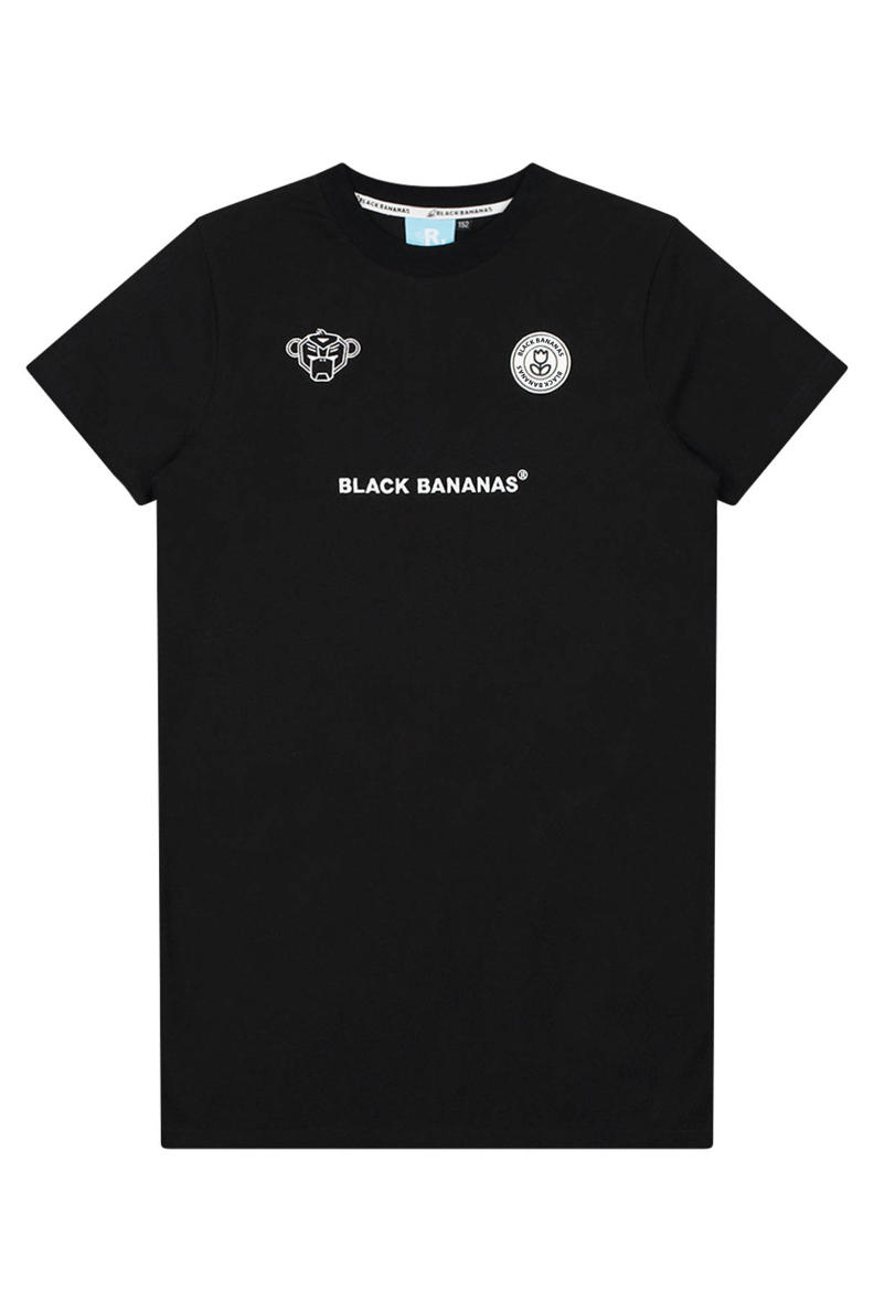 BLACK BANANAS jurk met logo zwart wehkamp BLACK BANANAS jurk met logo zwart wehkamp