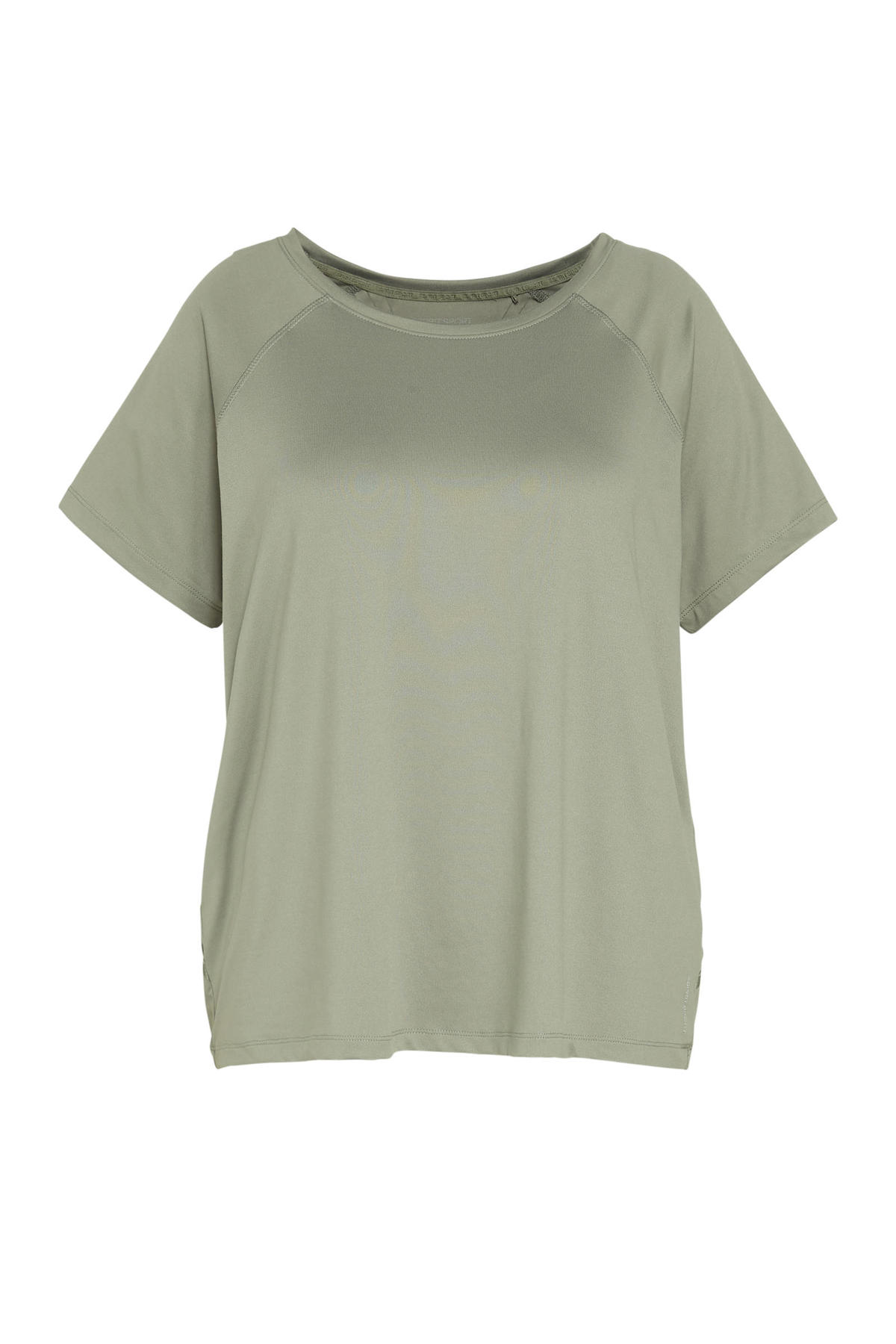 ESPRIT Women Sports Plus Size sport Tshirt groen wehkamp