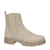 Nelson   nubuck chelsea boots taupe