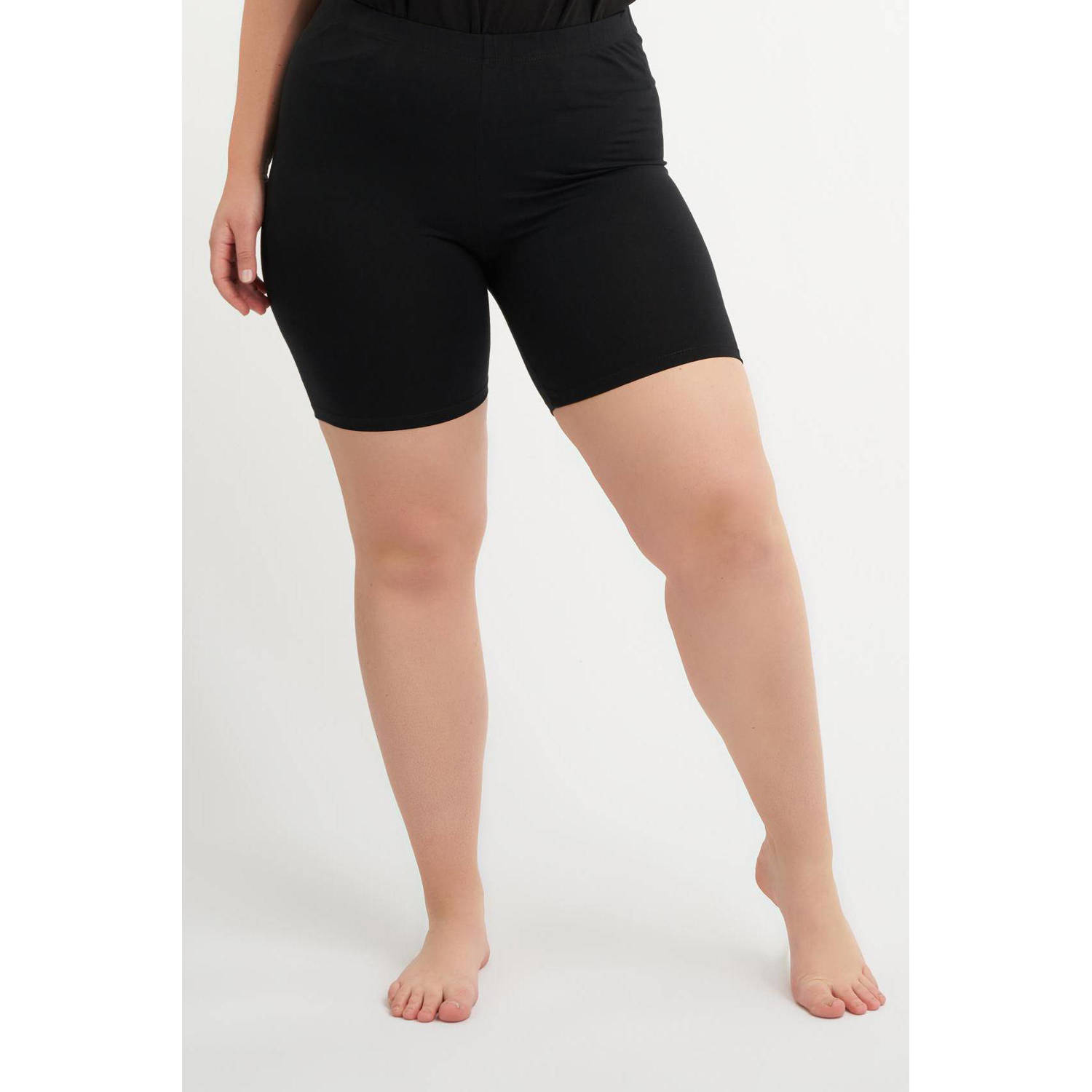 MS Mode Plus Size cycling short zwart