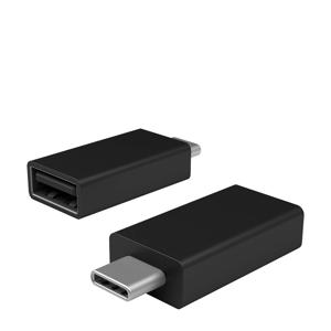 USB hub Surface Usb Type-C naar Usb Type-A (zwart)