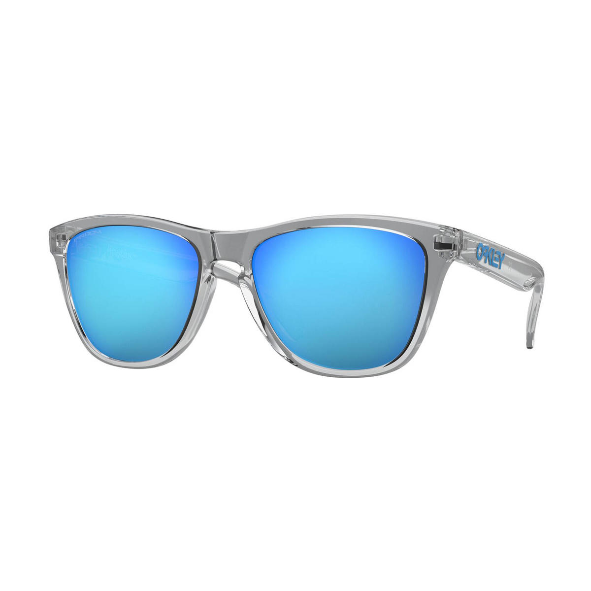 Initiatief onvoorwaardelijk Mammoet Oakley zonnebril Frogskins transparant/blauw | wehkamp
