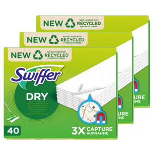 Wehkamp Swiffer Swiffer Vloerreiniger Droge Vloerdoekjes 3 x 40 Navullingen aanbieding Wehkamp Swiffer Swiffer Vloerreiniger Droge Vloerdoekjes 3 x 40 Navullingen aanbieding