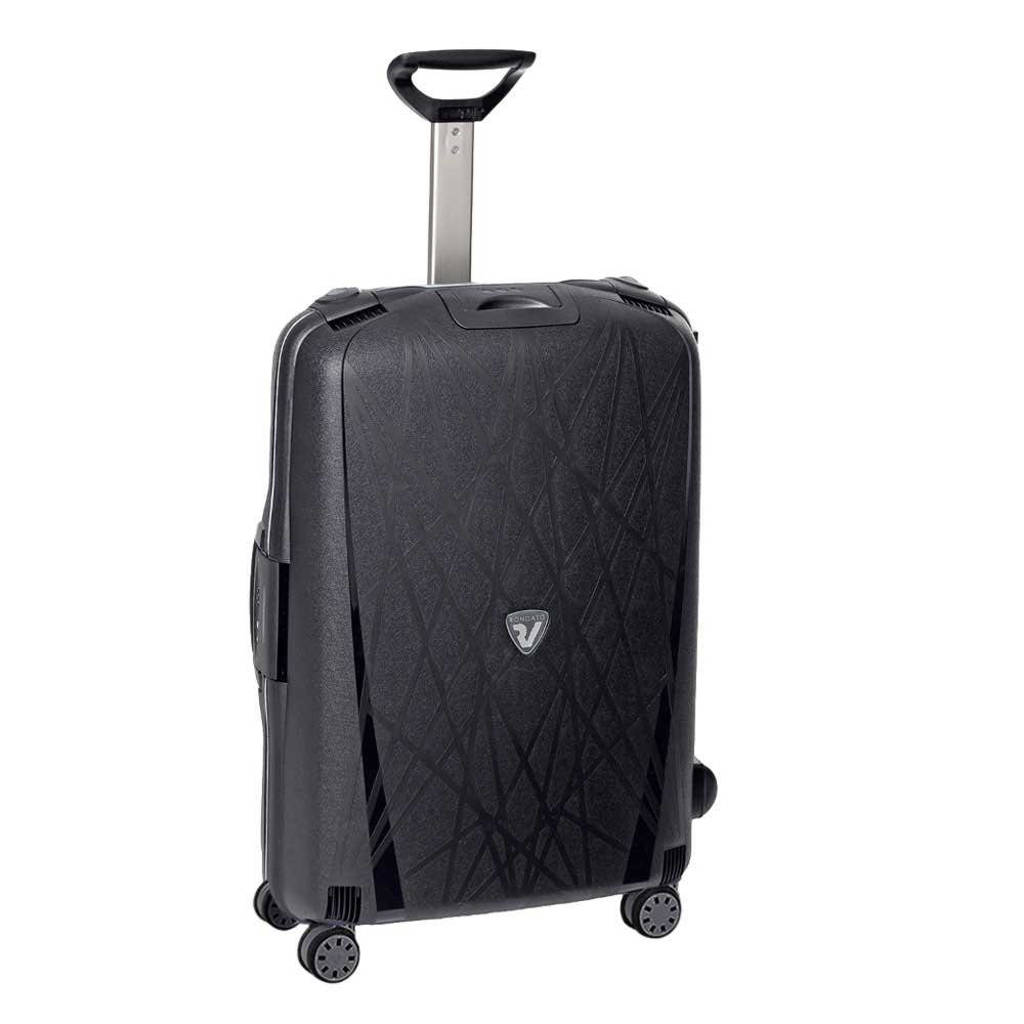 Roncato trolley Light 68 cm. zwart, Zwart