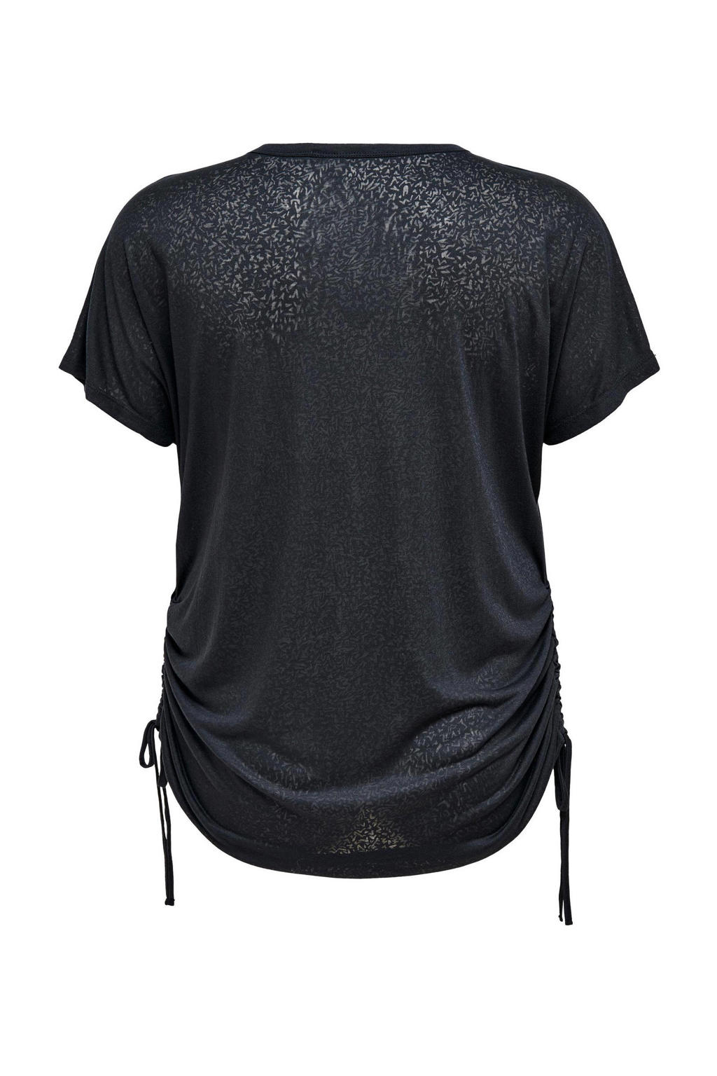 ONLY PLAY CURVY Plus Size sport Tshirt ONPJIVAN donkerblauw wehkamp