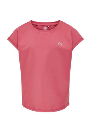 sport T-shirt ONPAUBREE roze